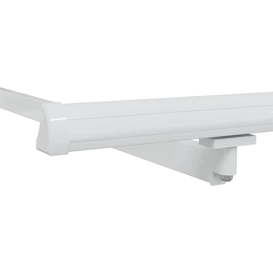 Cadre d'auvent Blanc 600 × 350 cm Aluminium - 7