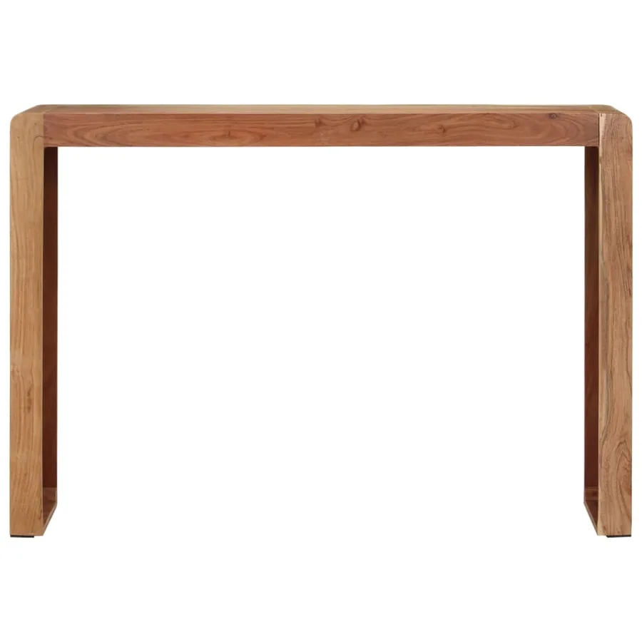 Table console 110x30x76 cm bois massif d'acacia - 2