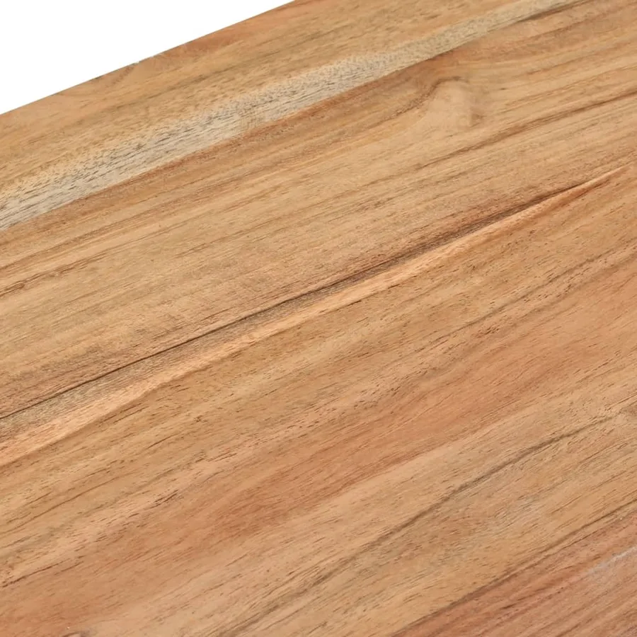 Table console 110x30x76 cm bois massif d'acacia - 6