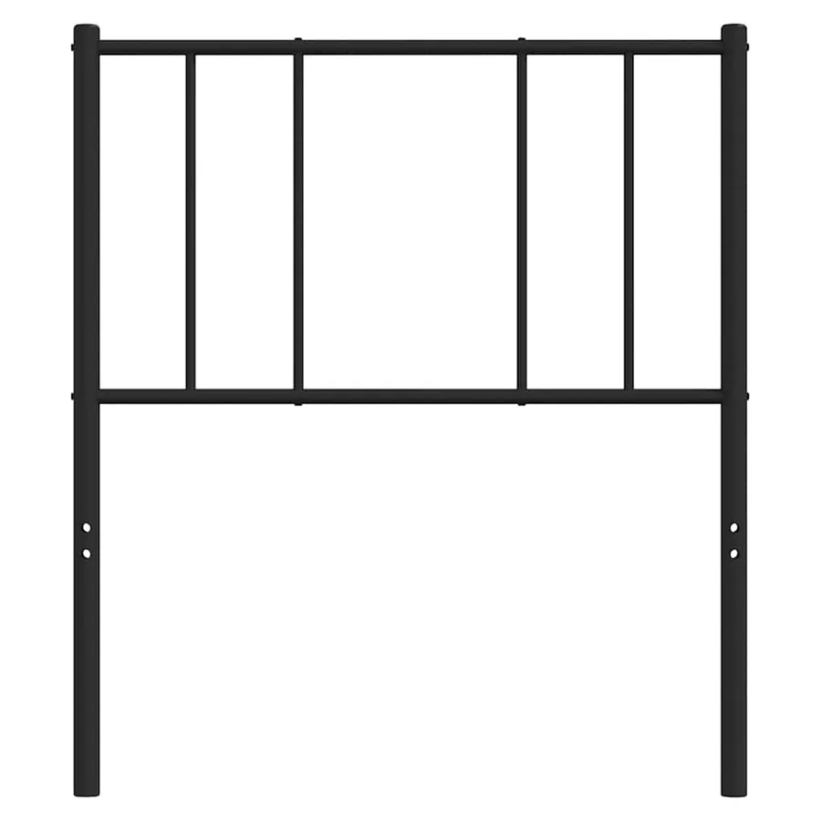 Tête de lit de remplacement métal noir 90 cm - 4