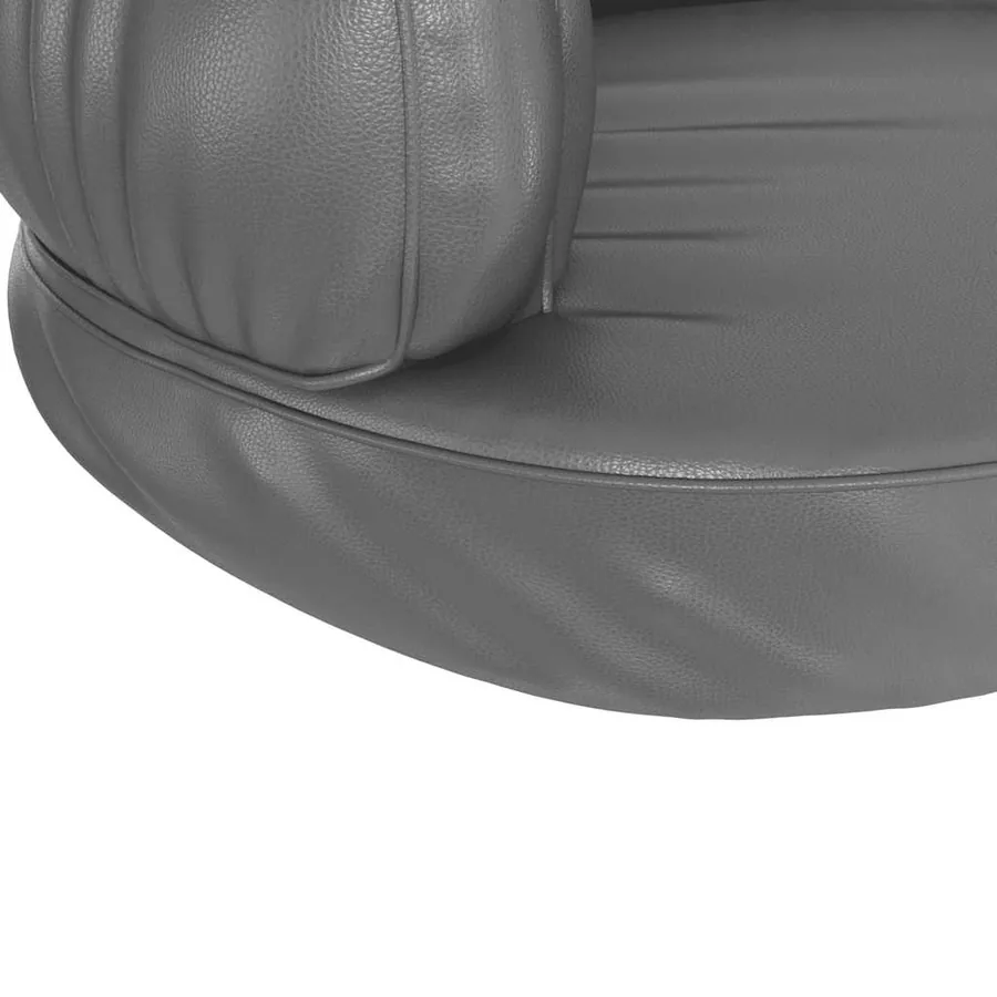 Lit pour chien ergonomique Mousse Gris 75x53 cm Similicuir - 6
