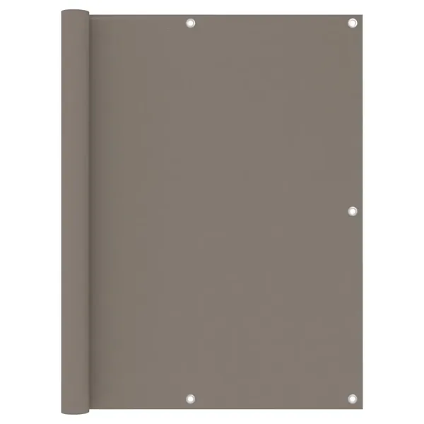 Écran de balcon Taupe 120x300 cm Tissu Oxford