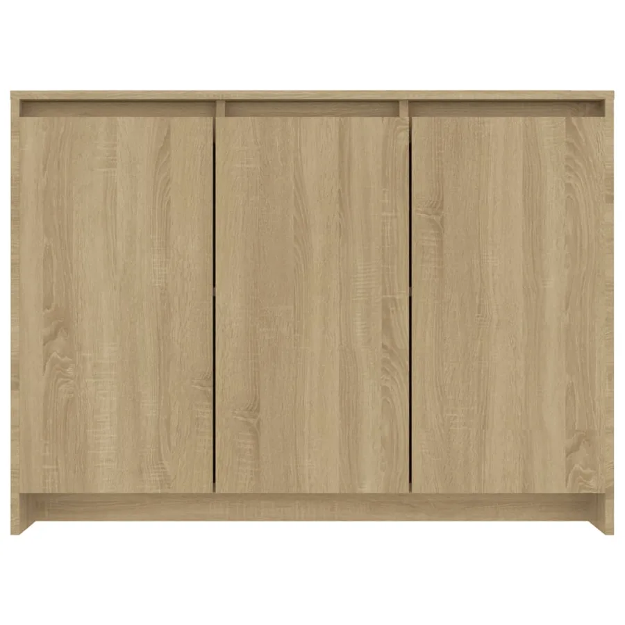 Buffet Chêne sonoma 102x33x75 cm Bois d'ingénierie - 6