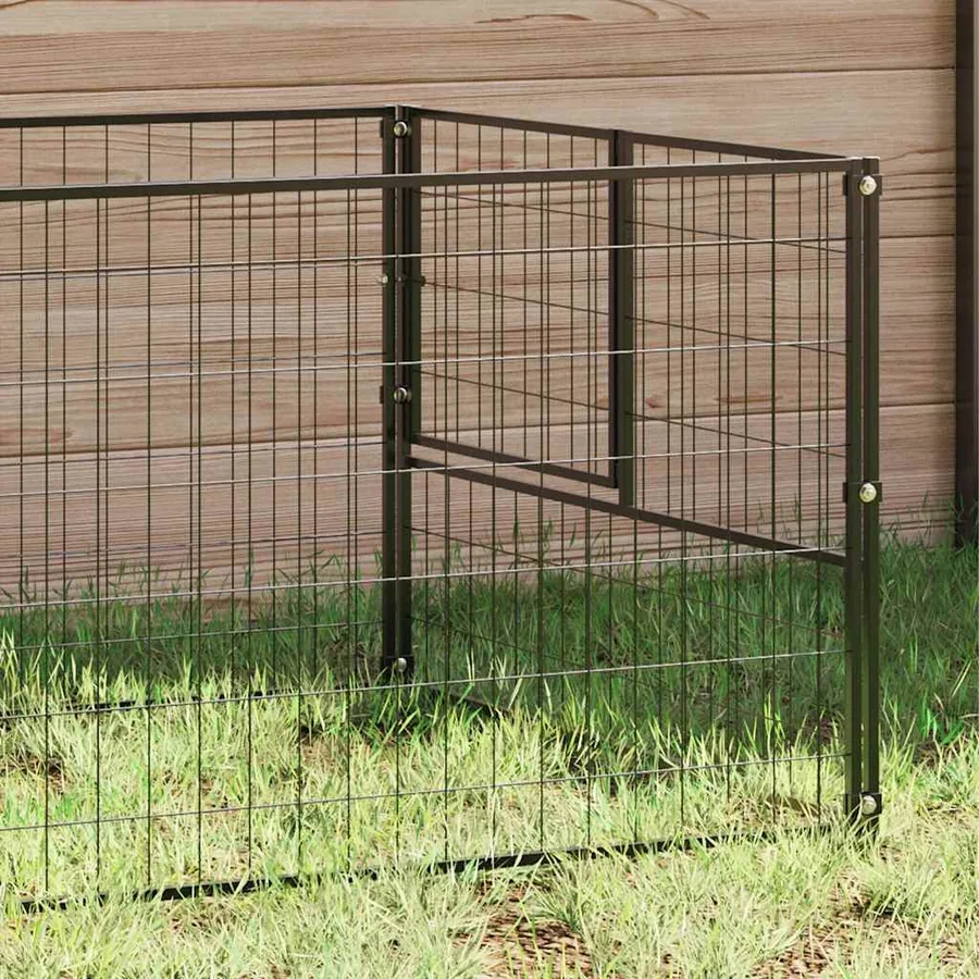 Chenil Noir 4 m² Acier - 2