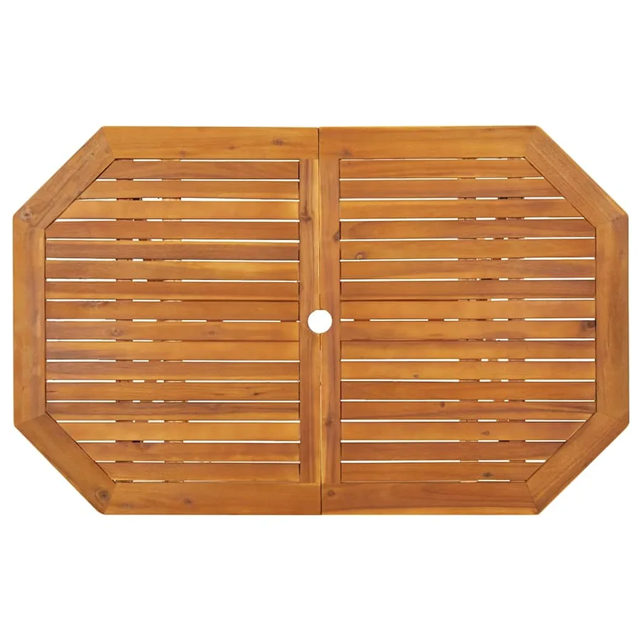 Ensemble à manger de jardin 5 pcs Bois d'acacia solide - 5