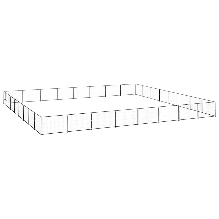 Chenil Noir 64 m² Acier - 2