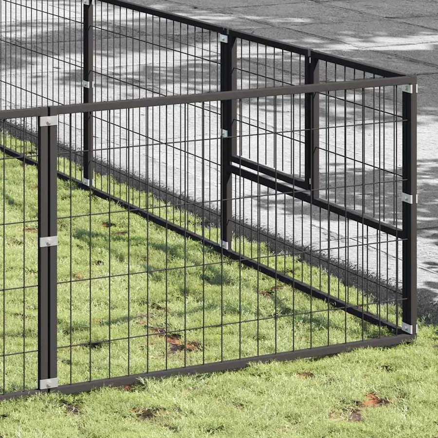 Chenil Noir 64 m² Acier - 3