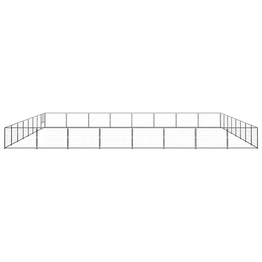 Chenil Noir 64 m² Acier - 4