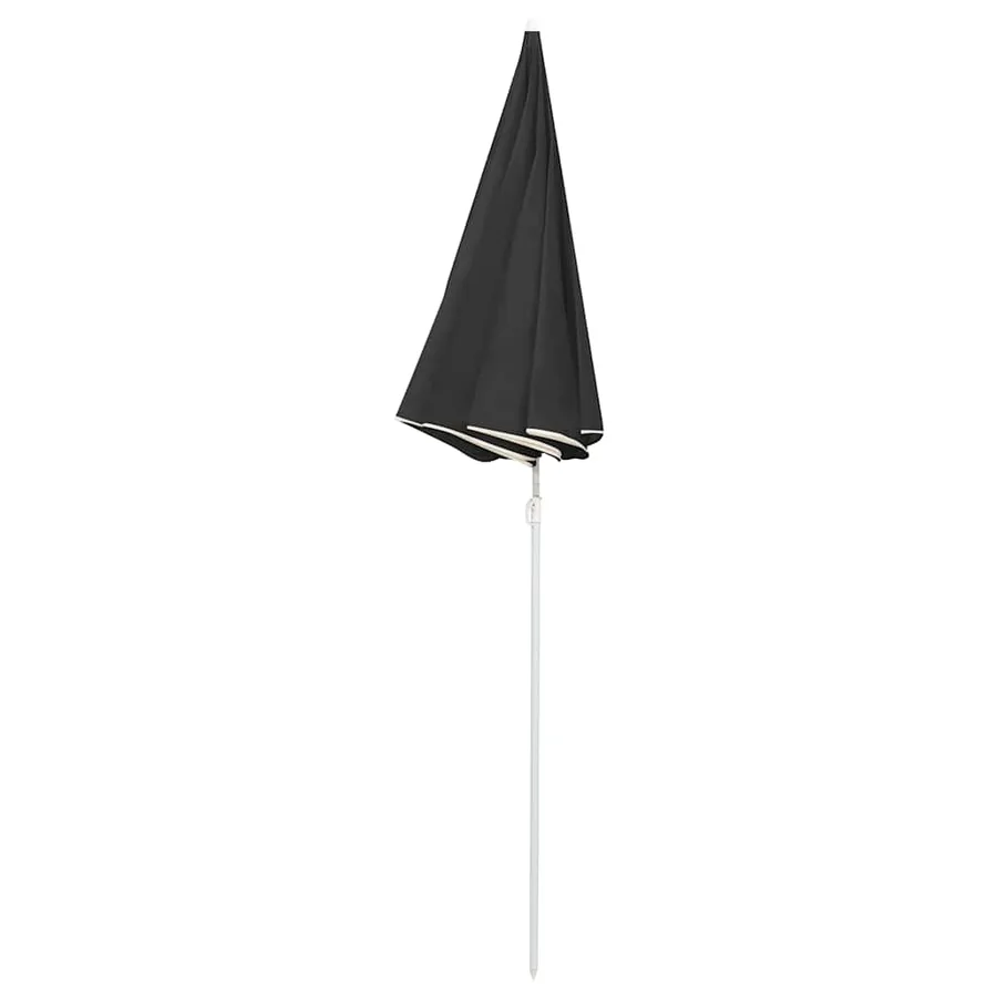 Parasol de jardin avec mât en acier anthracite 180 cm - 3
