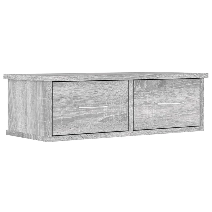 Armoire murale Sonoma gris 60x26x18,5 cm Bois d'ingénierie - 2