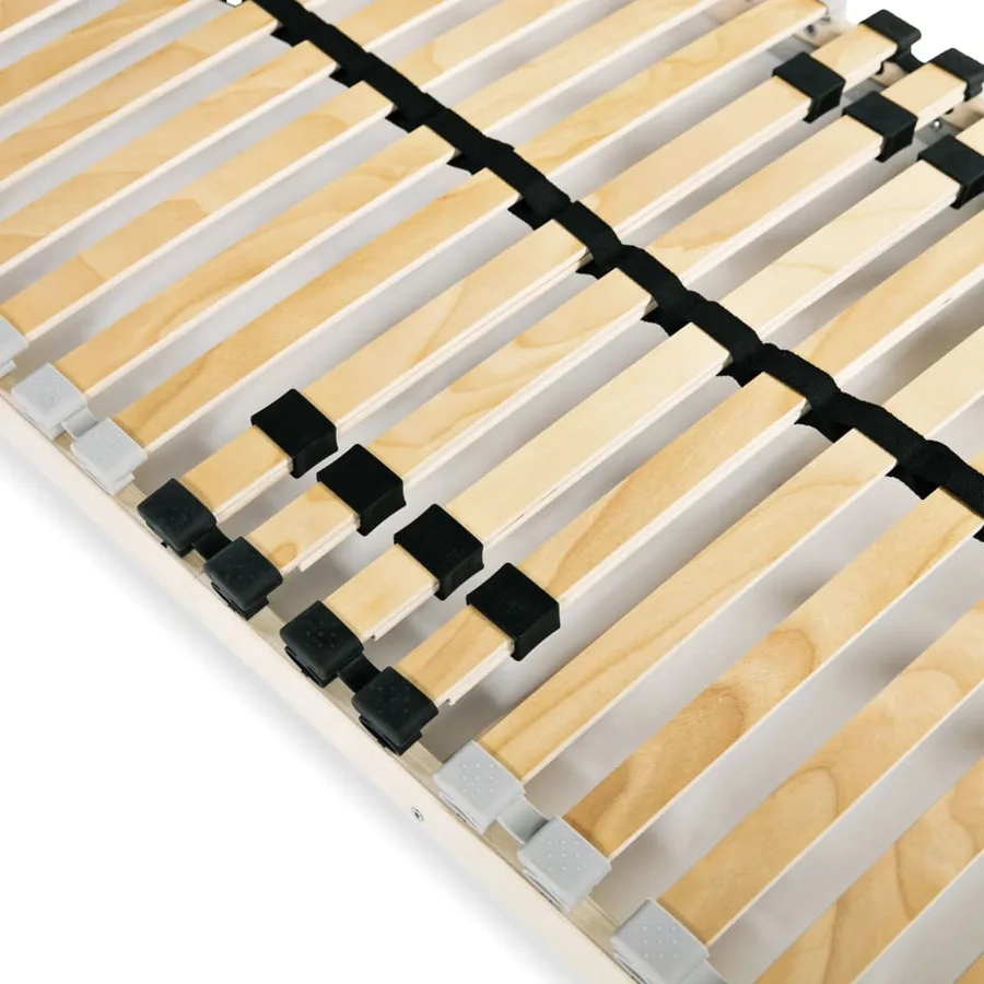Sommiers à lattes sans matelas 2 pcs avec 28 lattes 80x200 cm - 3