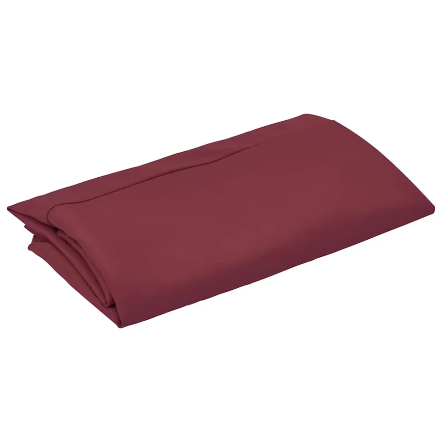 Tissu de remplacement pour parasol déporté bordeaux rouge 300cm - 3
