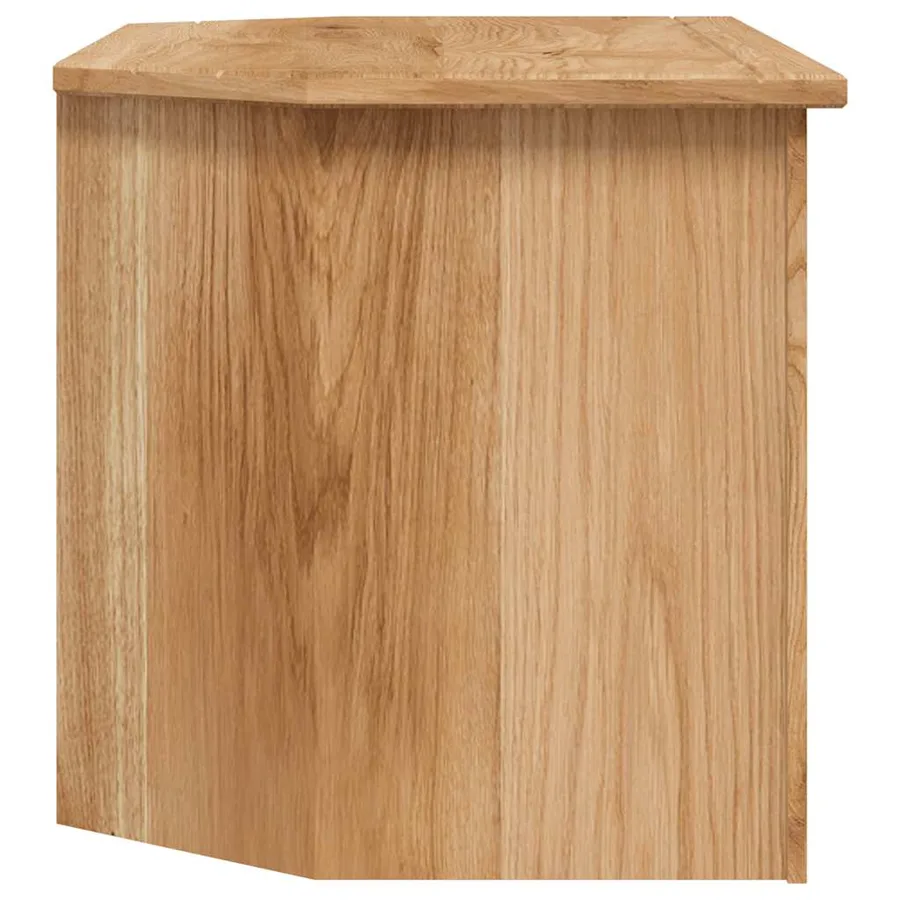 Meuble TV d'angle 93x49x49 cm Pin solide Assortiment Panama - 6