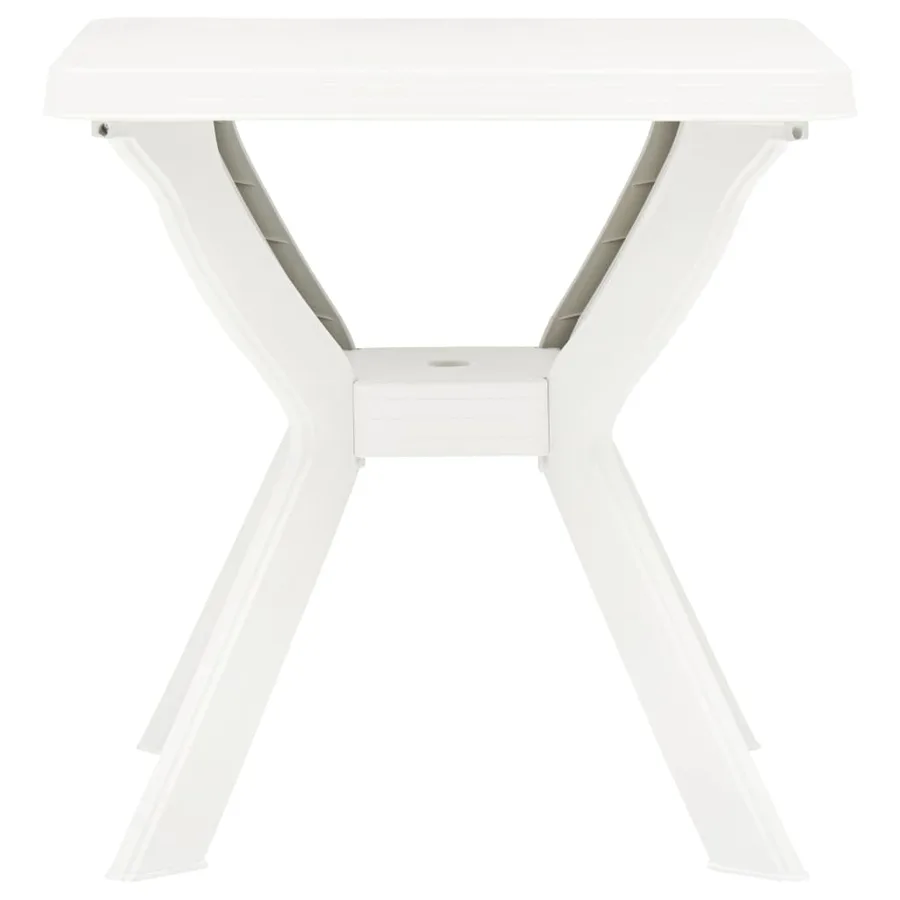 Table de bistro Blanc 70x70x72 cm Plastique - 2