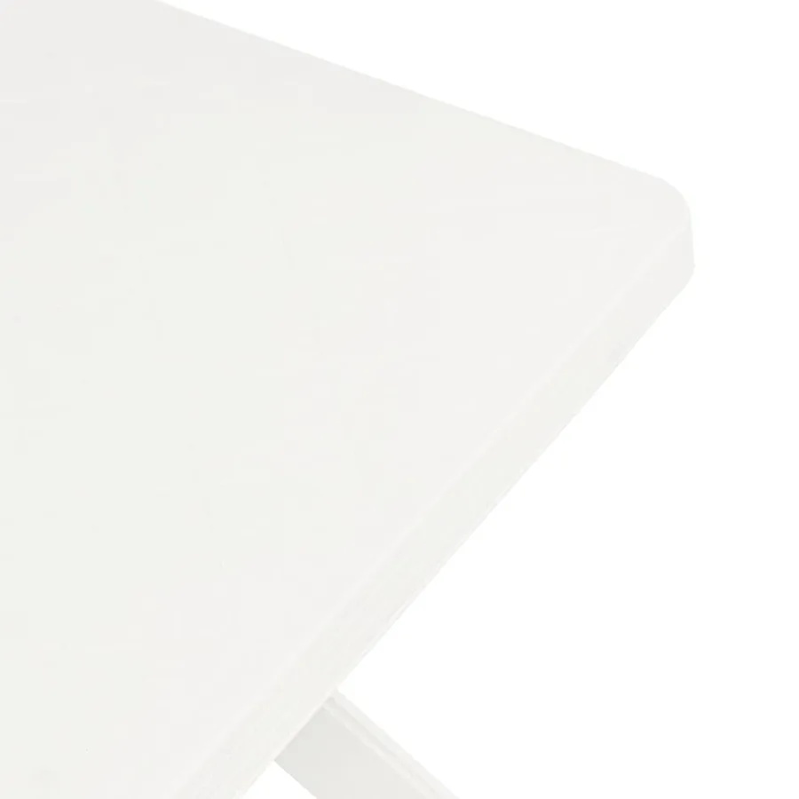 Table de bistro Blanc 70x70x72 cm Plastique - 4