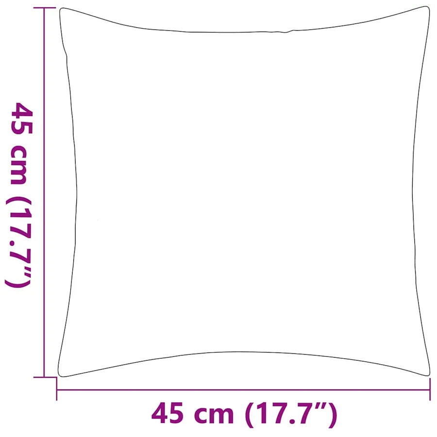 Oreiller d'extérieur lot de 4 45 x 45 cm Vert pomme - 5