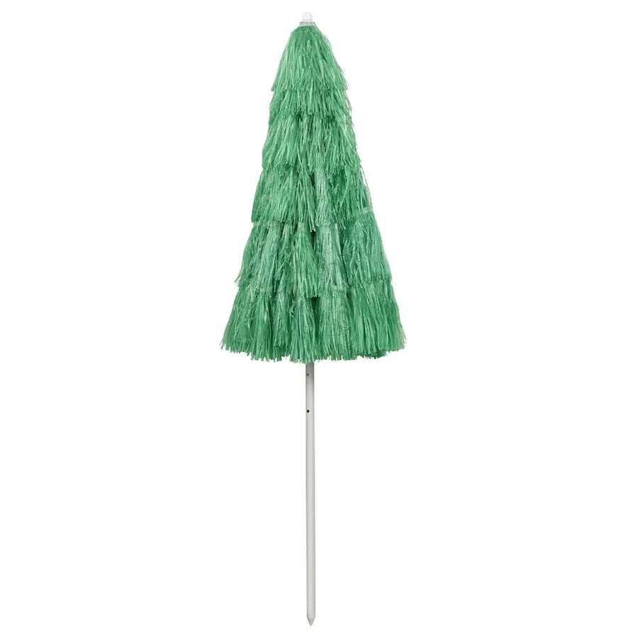 Parasol de plage Hawaii vert 240 cm - 2