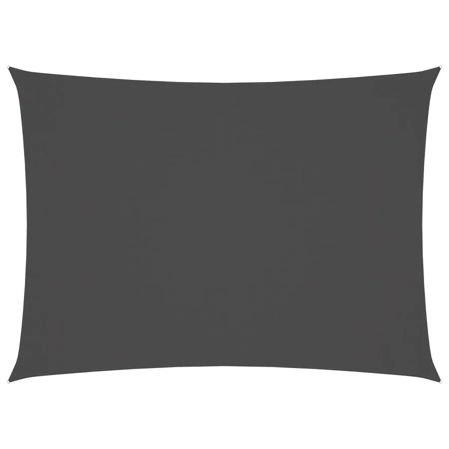 Voile de parasol tissu oxford rectangulaire 2x3,5 m anthracite - 2
