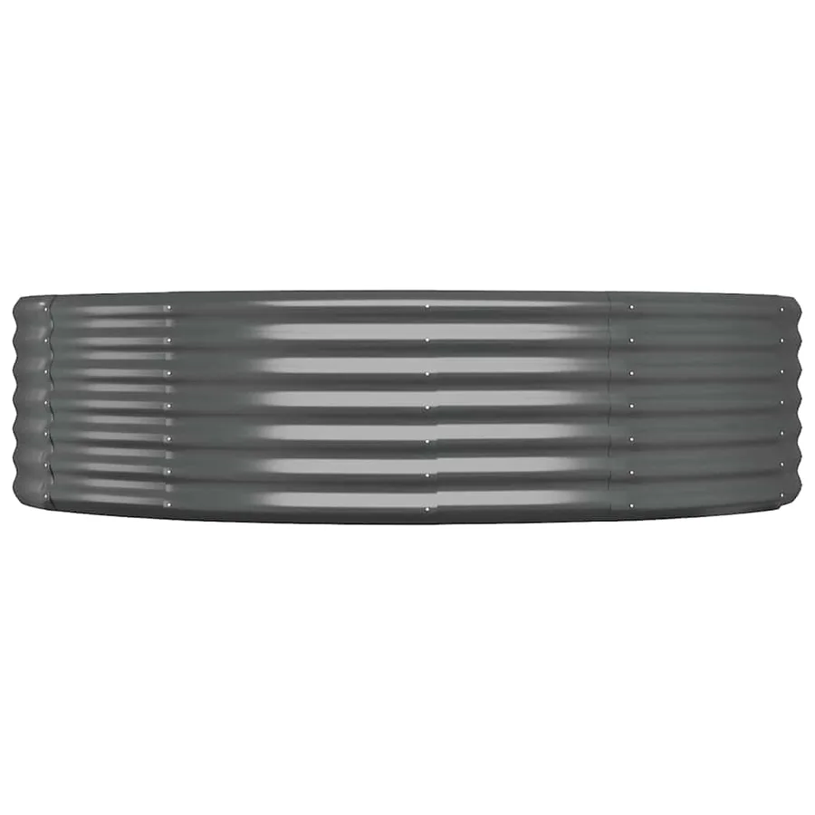 Lit surélevé de jardin Acier galvanisé Anthracite - 3