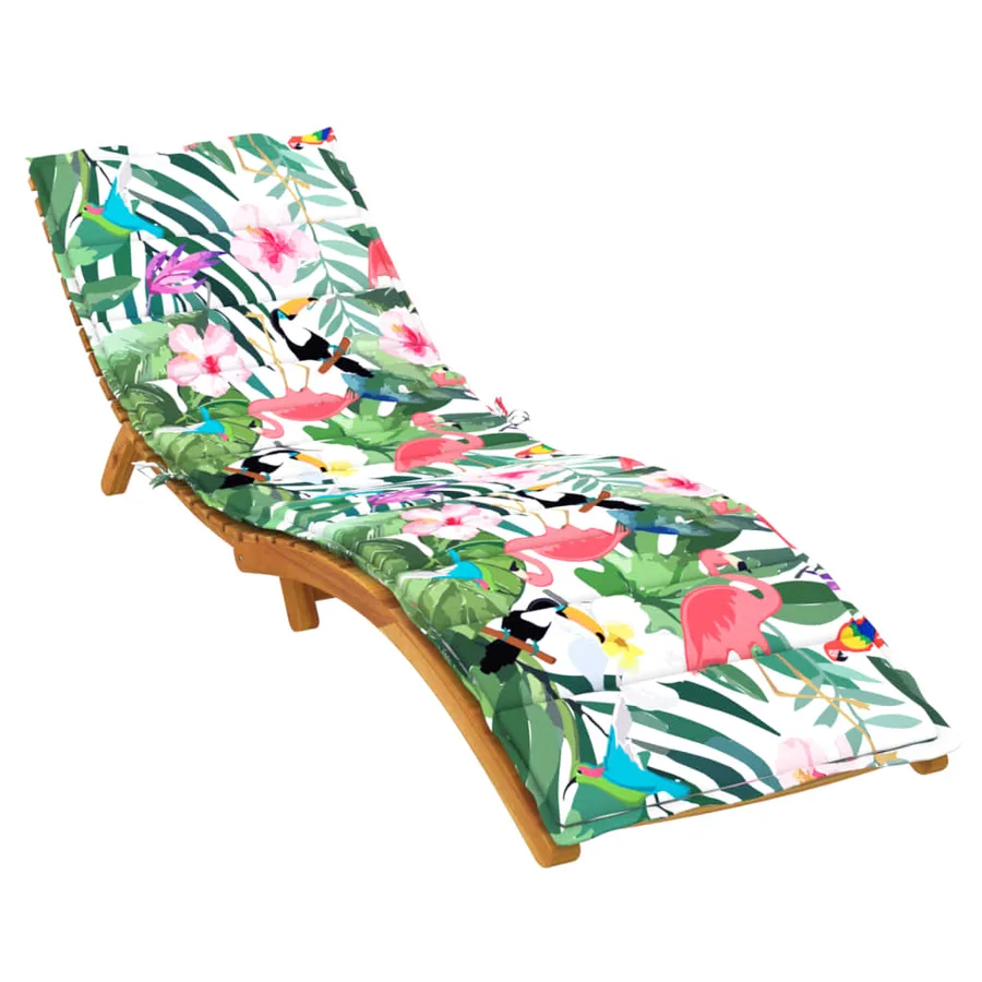 Coussin de chaise longue multicolore tissu oxford - 3