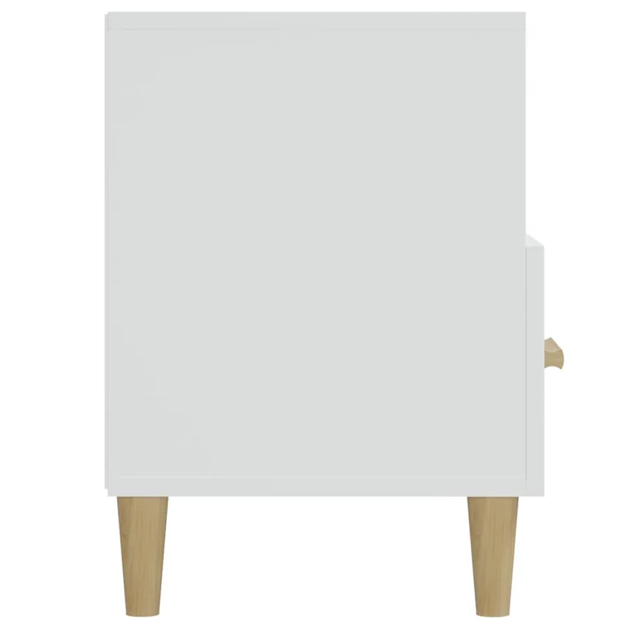 Meuble TV Blanc 102x36x50 cm Bois d'ingénierie - 8