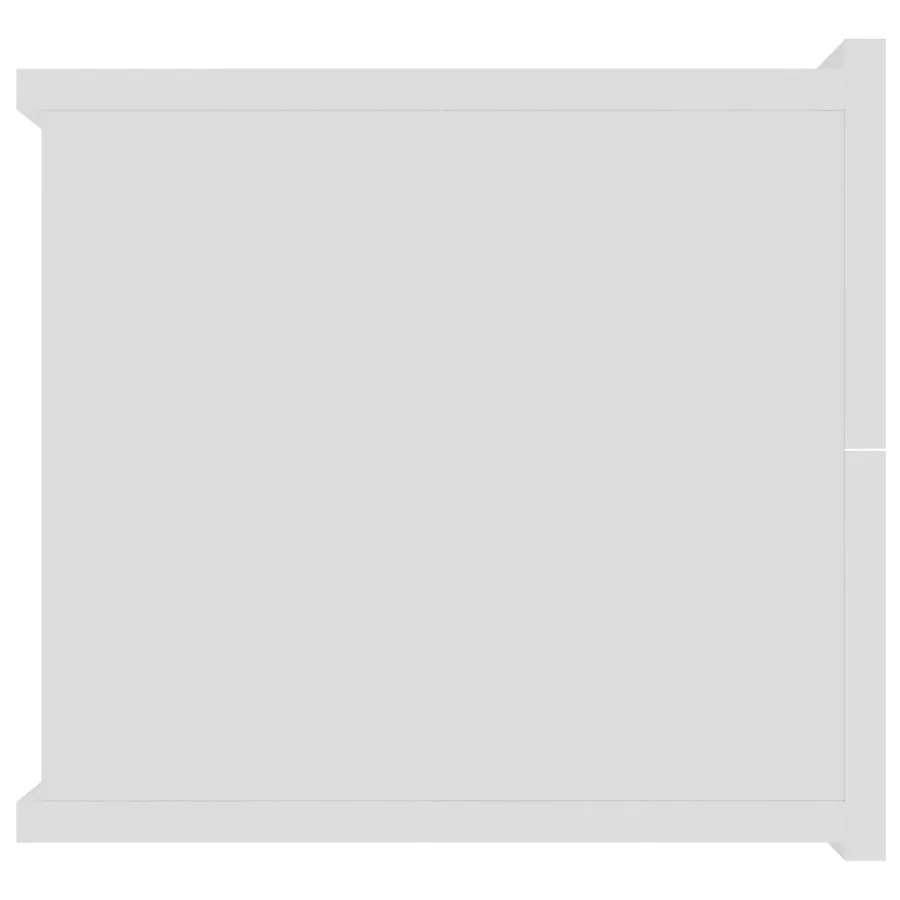 Tables de chevet 2 pcs Blanc 40x30x30 cm Bois d'ingénierie - 5