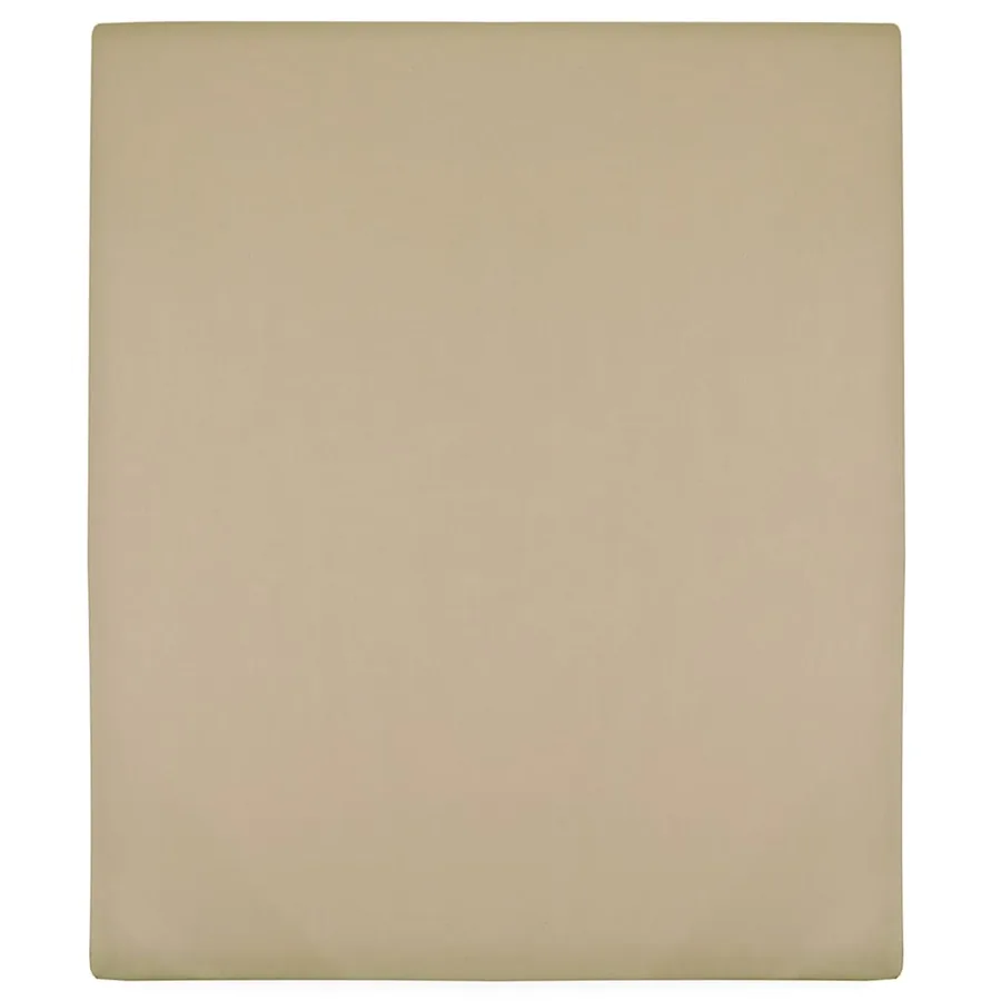 Drap-housse Jersey Taupe 140x200 cm Coton