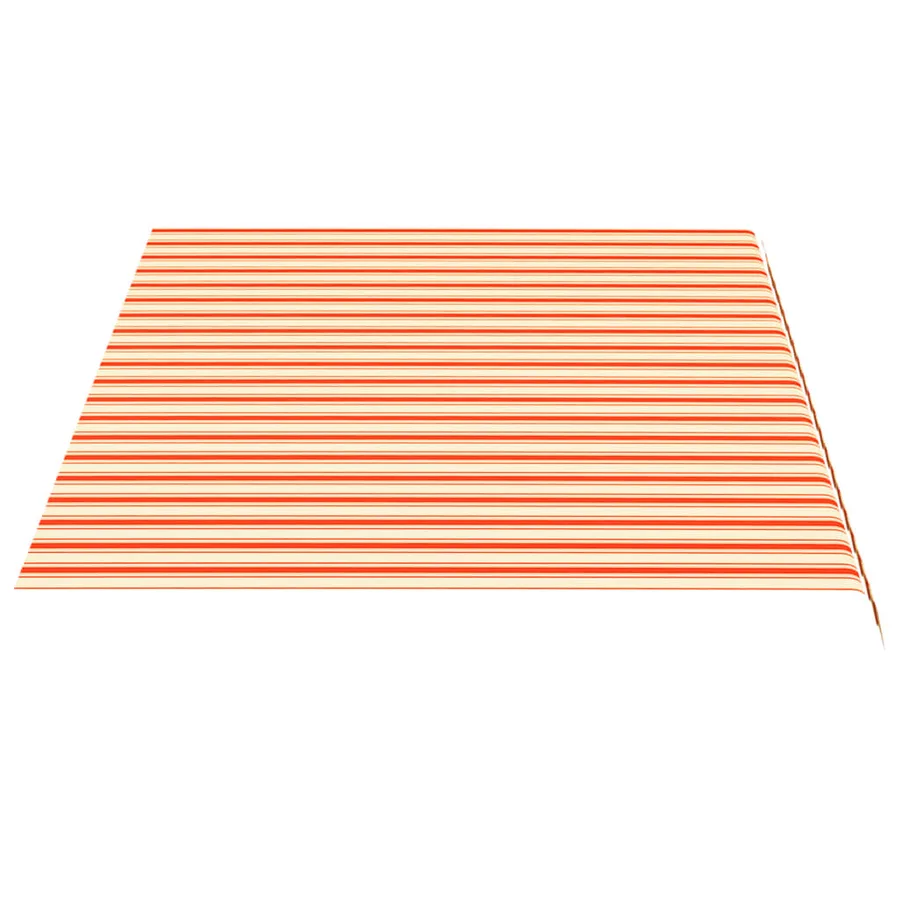 Tissu de remplacement pour auvent jaune et orange 4,5x3 m polyester - 4