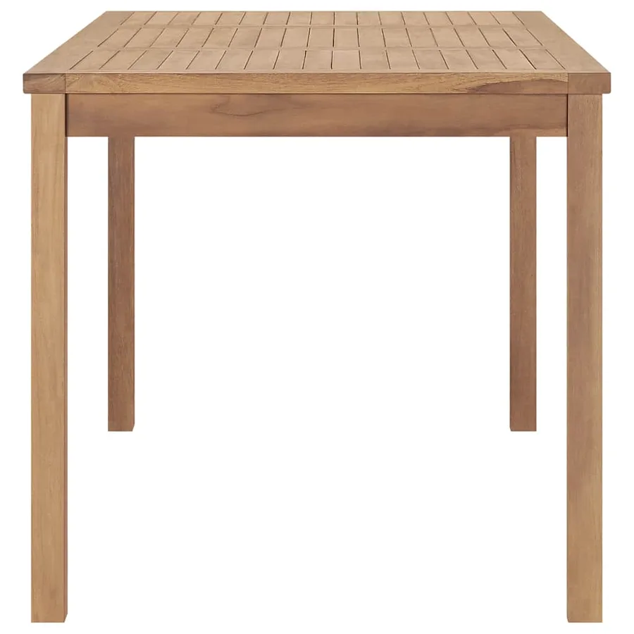 Table à dîner de jardin 160x80x77 cm Bois de teck solide - 3