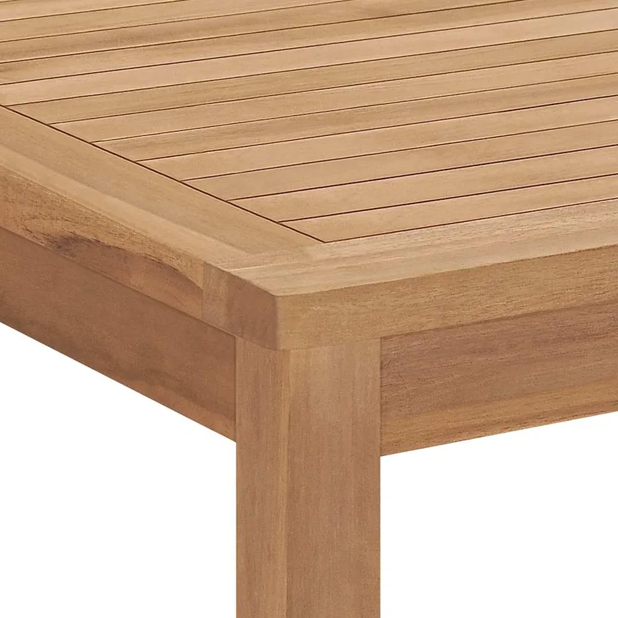 Table à dîner de jardin 160x80x77 cm Bois de teck solide - 5