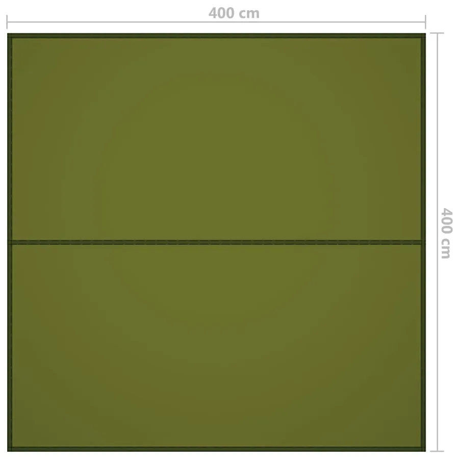 Bâche d'extérieur 4x4 m Vert - 7