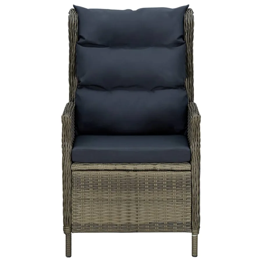 Ensemble à manger de jardin 3 pcs Marron - 4