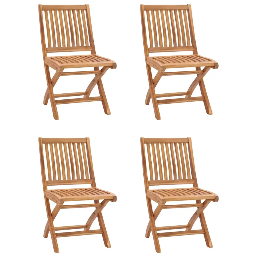 Ensemble à manger de jardin 5 pcs Bois de teck massif - 7