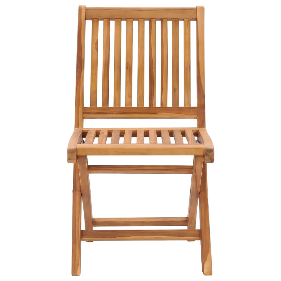 Ensemble à manger de jardin 5 pcs Bois de teck massif - 9