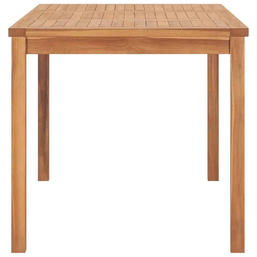 Ensemble de salle à manger de jardin 7 pièces 140 x 80 cm en bois de teck massif - 12