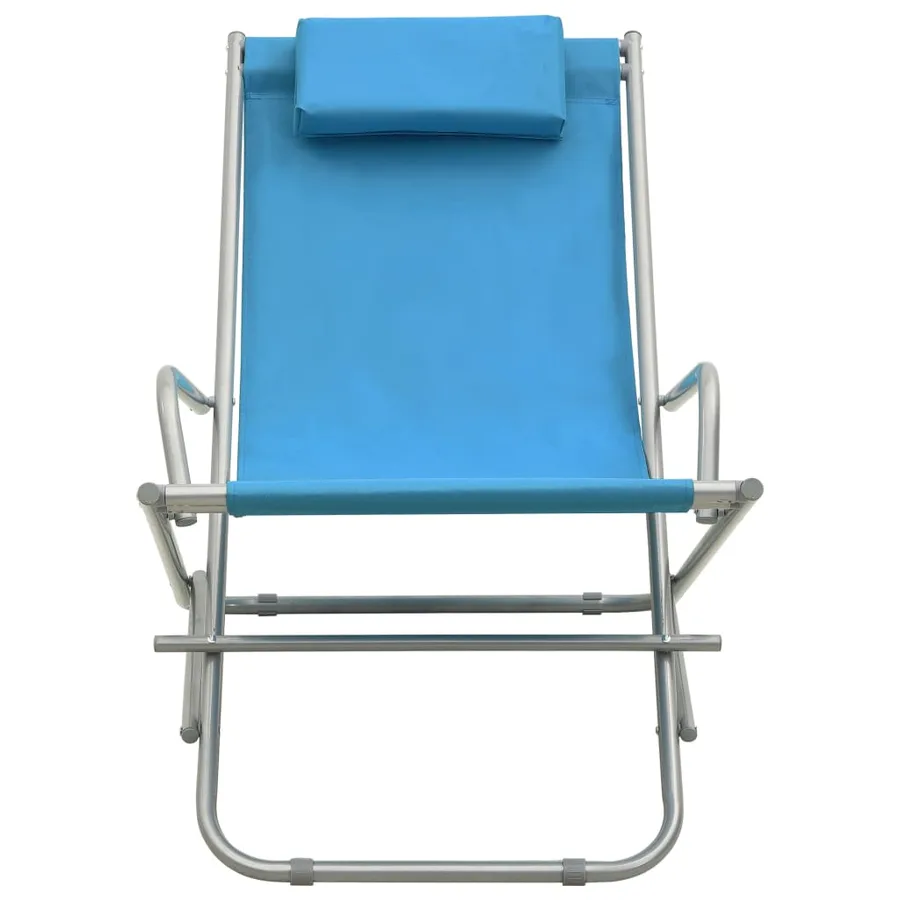 Chaises à bascule lot de 2 Acier Vert - 12