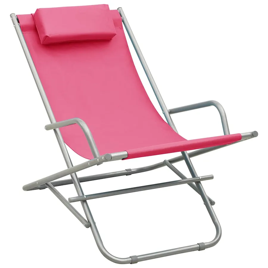 Chaises à bascule lot de 2 Acier Vert - 20