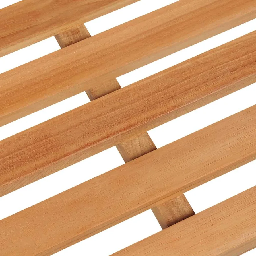 Ensemble à manger de jardin 5pcs Bois de teck massif - 6