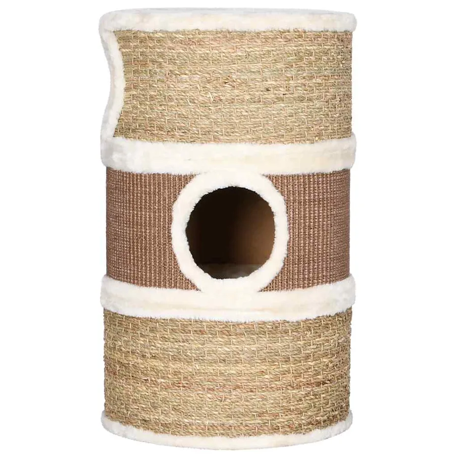 Tonneau à gratter pour chats 60 cm Herbiers marins - 3