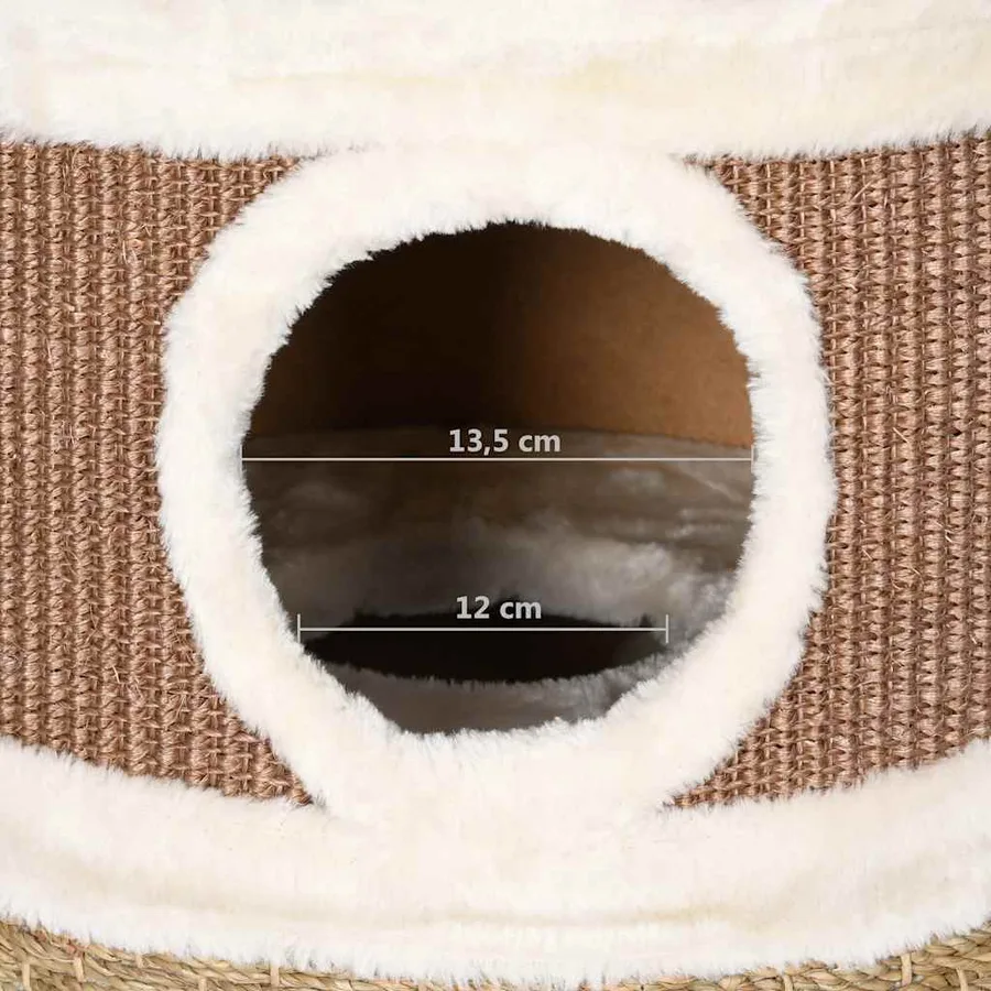 Tonneau à gratter pour chats 60 cm Herbiers marins - 8