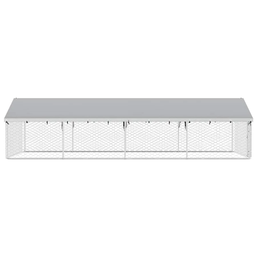 Chenil extérieur avec toit 600x300x150 cm - 8