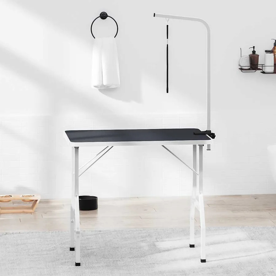 Table de Toilettage Ajustable pour Chiens Chats 1 Potence