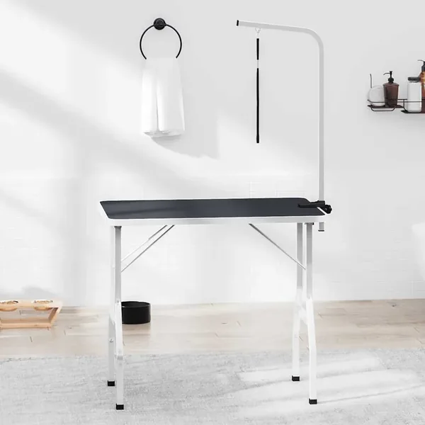 Table de Toilettage Ajustable pour Chiens Chats 1 Potence
