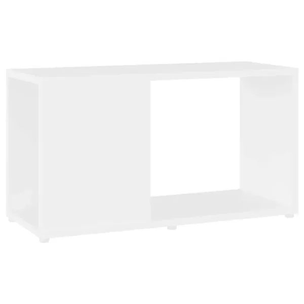Meuble TV Blanc 60x24x32 cm Bois d'ingénierie