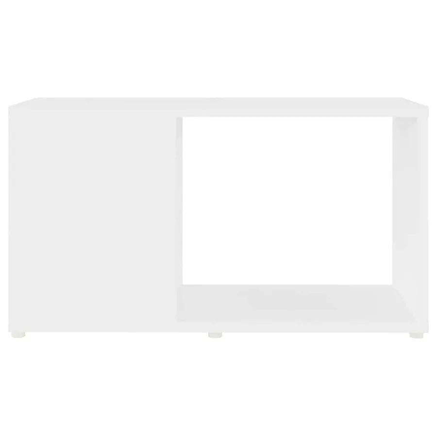 Meuble TV Blanc 60x24x32 cm Bois d'ingénierie - 4