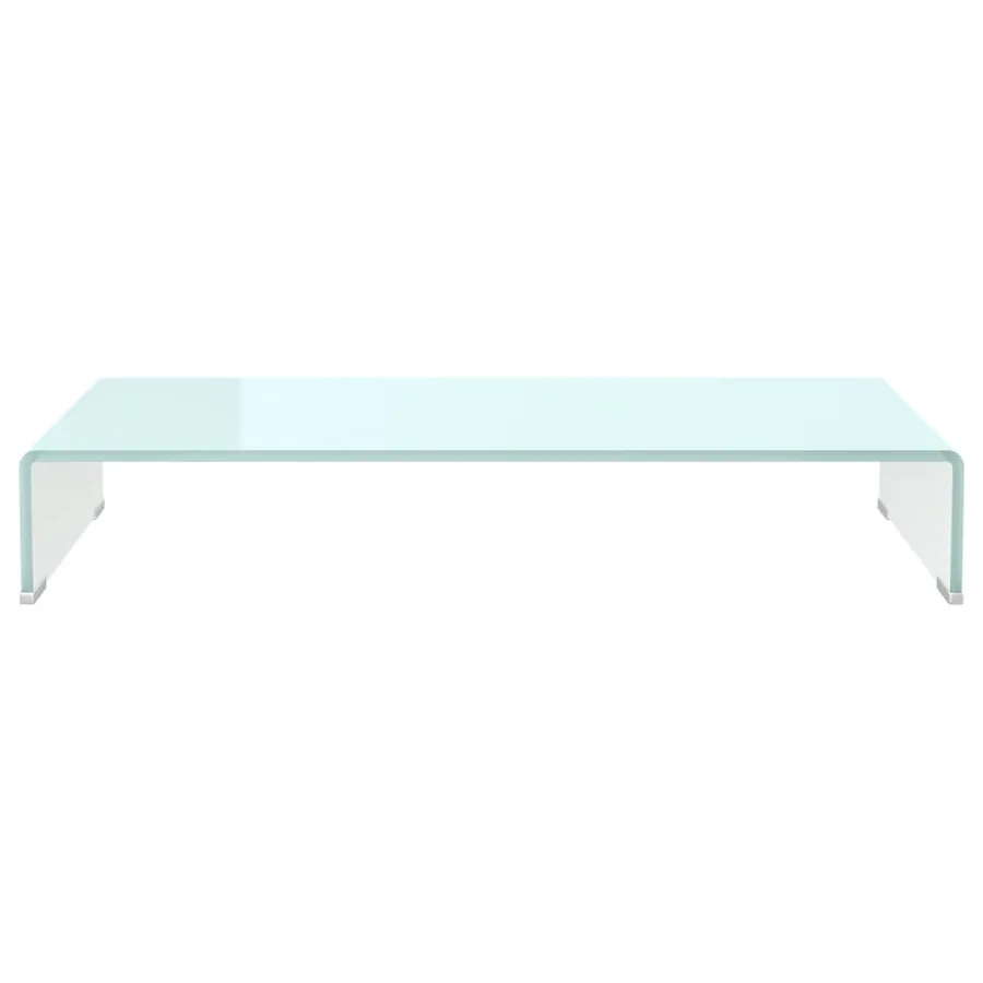 Meuble TV/Support pour moniteur 80x30x13 cm verre vert - 3