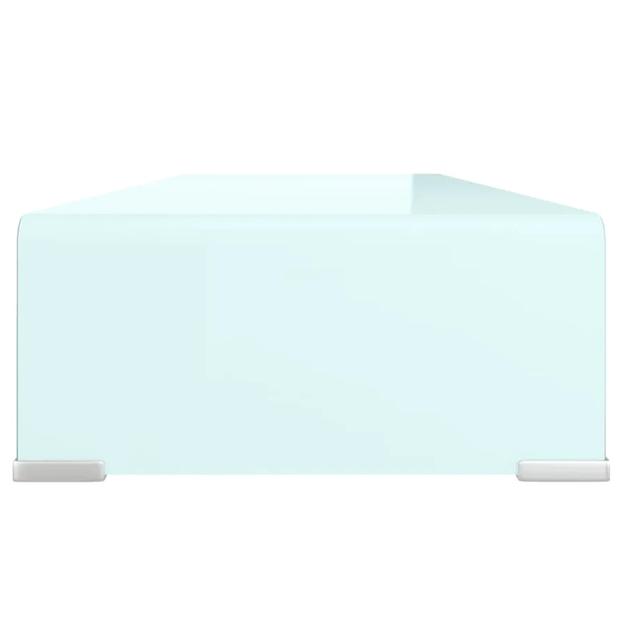 Meuble TV/Support pour moniteur 80x30x13 cm verre vert - 4