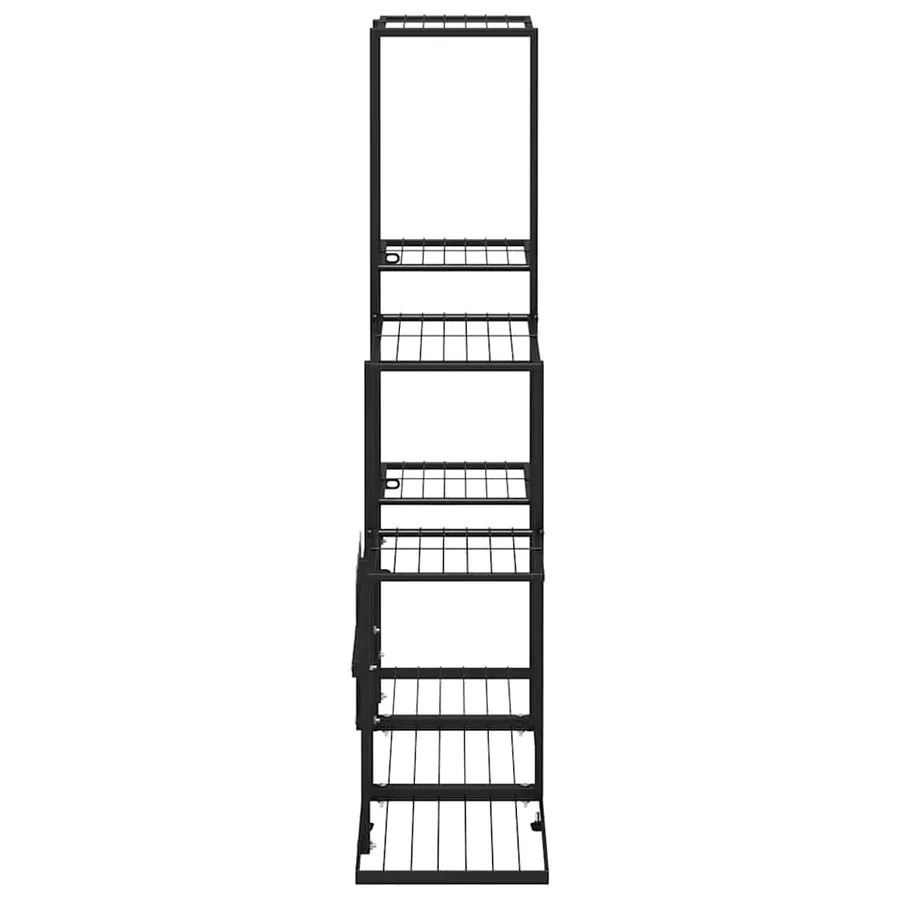 Support pour plantes 94,5x25x88 cm Noir Métal - 6