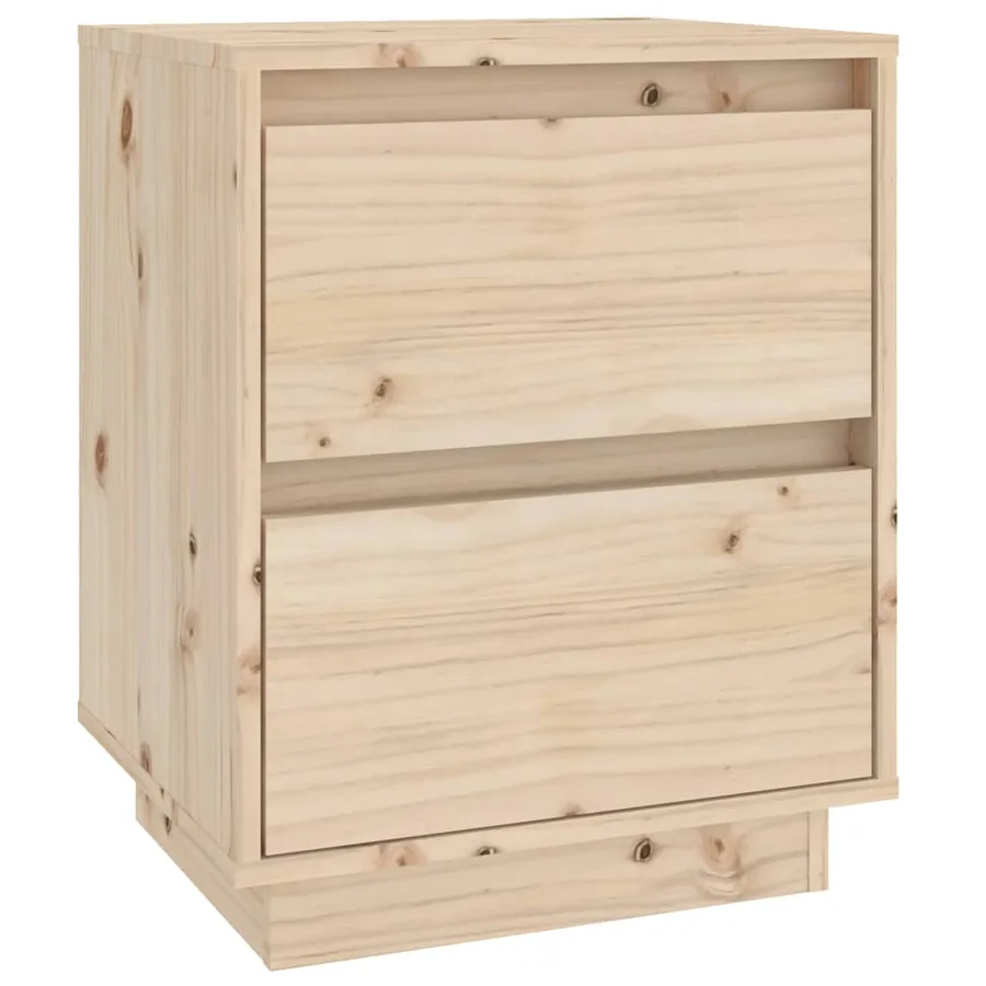 Table de chevet 40x35x50 cm Bois de pin solide - 2
