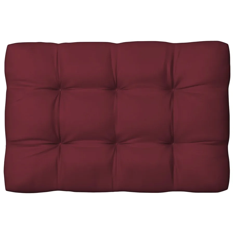 Coussins de canapé palette lot de 7 Rouge bordeaux - 4